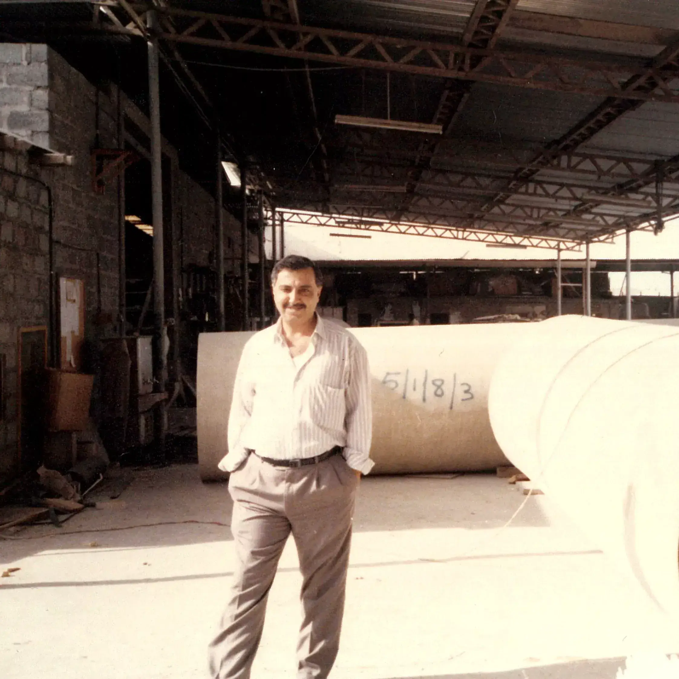 Start of scaffolding production