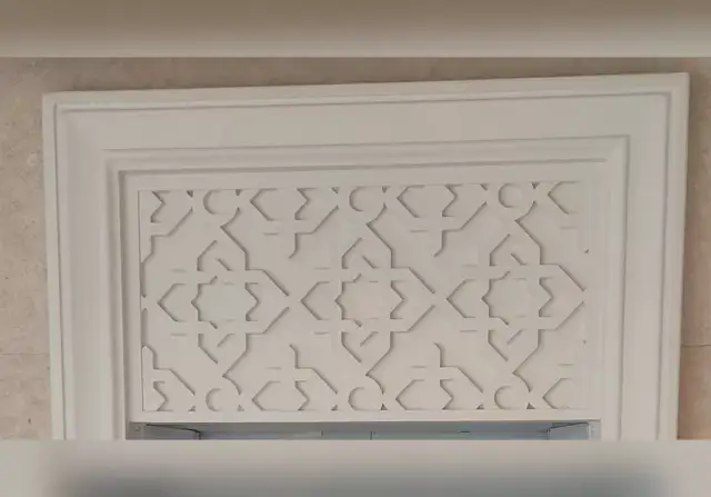 GRC or GRG Mashrabiya Opaque Panels