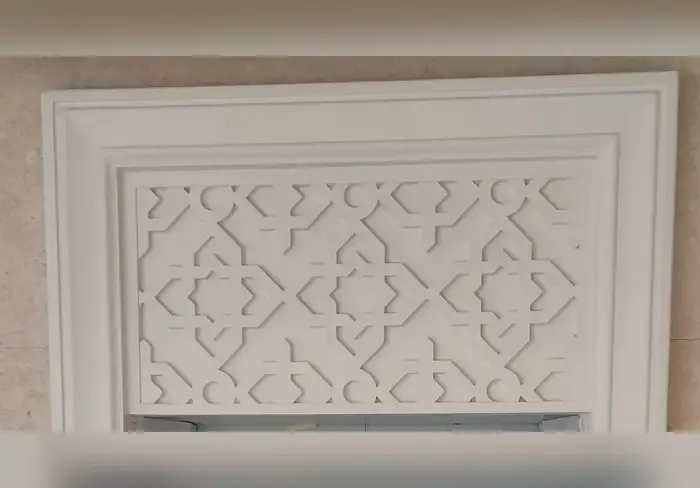 GRC or GRG Mashrabiya Opaque Panels
