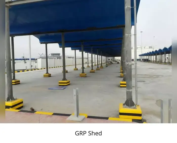GRP Domes, Sheds, Cover, Handrail, Grating & Cladding